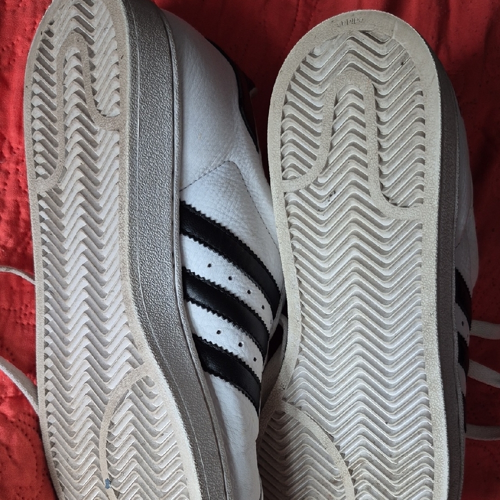 Adidas RUN DMC White and Black Sneakers - Picture 5 of 7